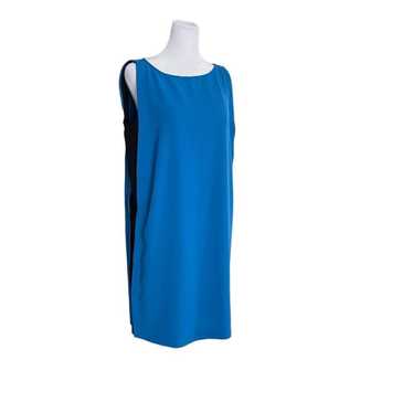 Love Moschino Womens Blue Black Colorblock Sleeve… - image 1