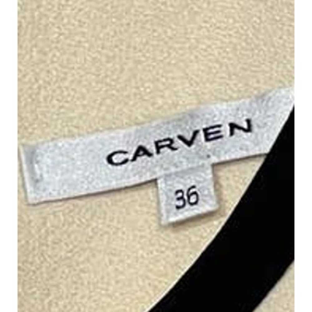 Carven Womens Cotton Snakeskin Print Crepe Sleeve… - image 4