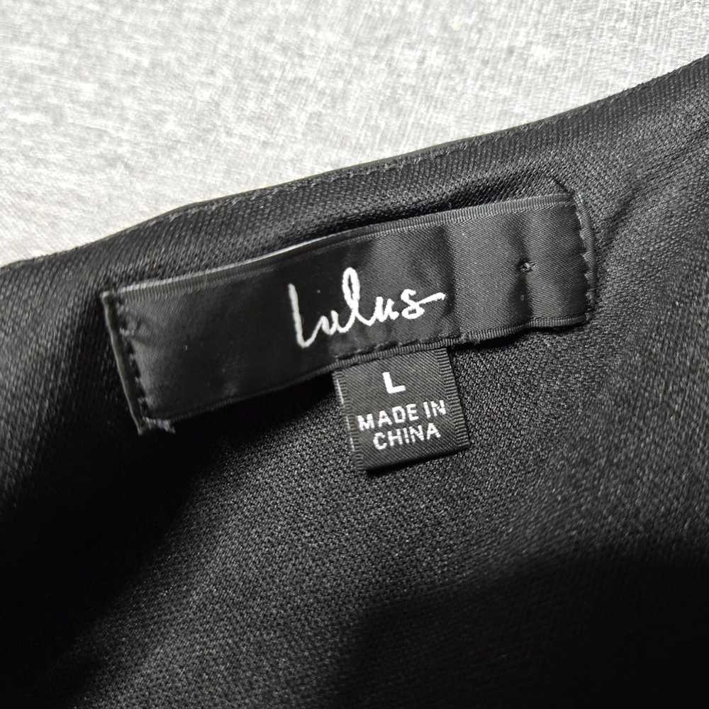 Lulus Highly Favored Black Vegan Leather One-Shou… - image 9