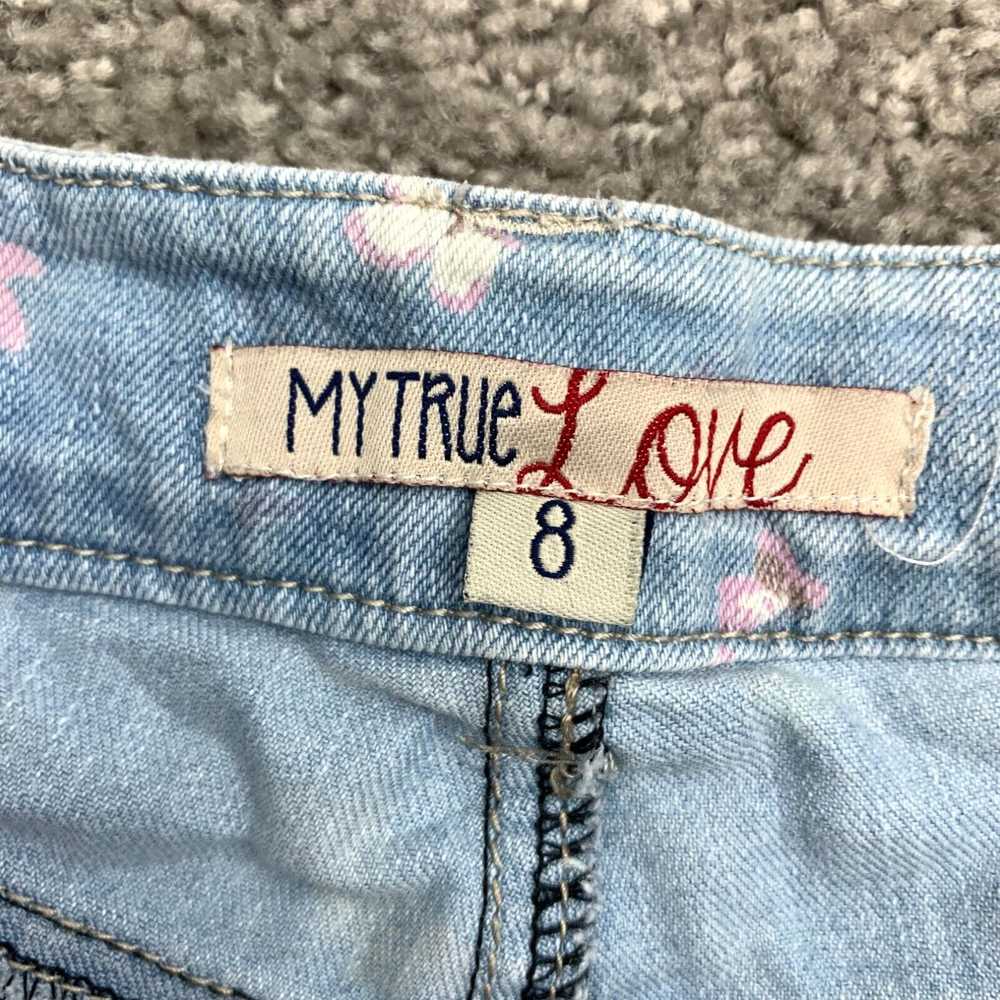 Vintage My True Love Jean Shorts Women's 8 Blue F… - image 2