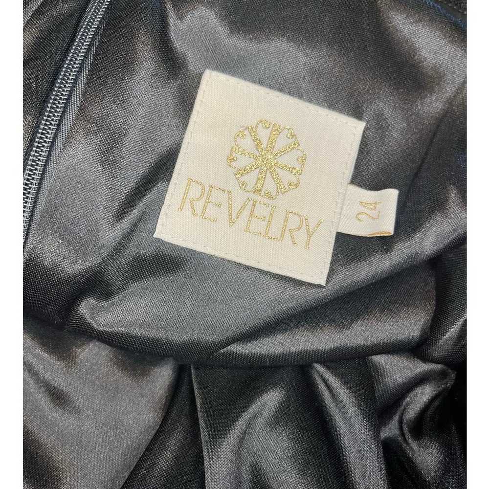 Revelry Black Sequins A-Line V-Neck Glam Gown Siz… - image 10