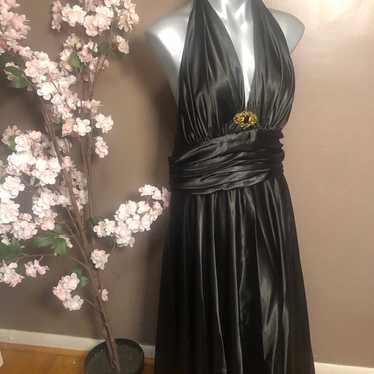 3xl gown halter dress shiny beautiful - image 1