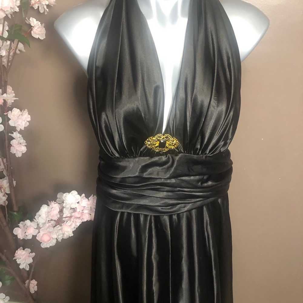 3xl gown halter dress shiny beautiful - image 2