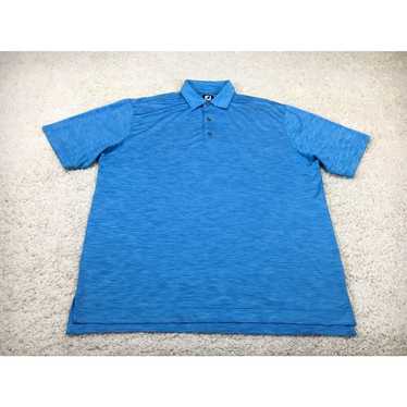 Footjoy FootJoy Shirt Mens Extra Large Blue Polo … - image 1