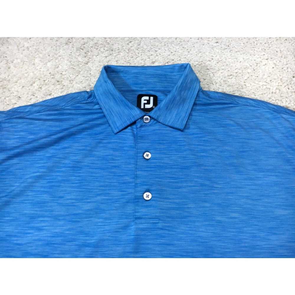 Footjoy FootJoy Shirt Mens Extra Large Blue Polo … - image 2