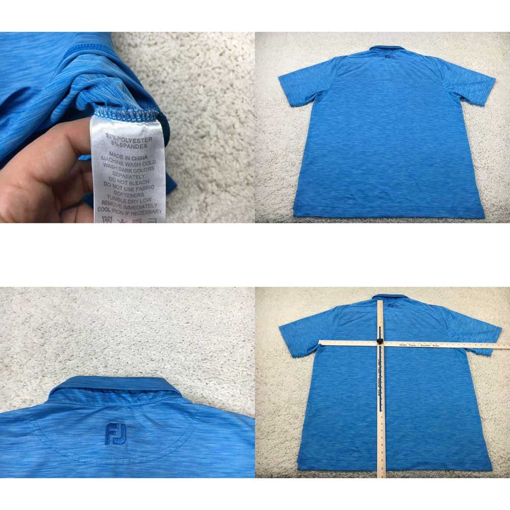 Footjoy FootJoy Shirt Mens Extra Large Blue Polo … - image 4