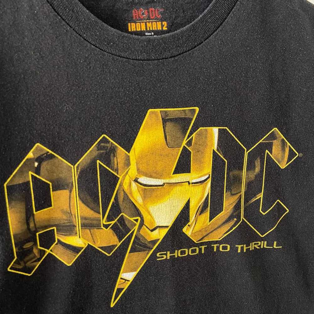 Ac/Dc × Marvel Comics × Rock T Shirt AC/DC x Iron… - image 4