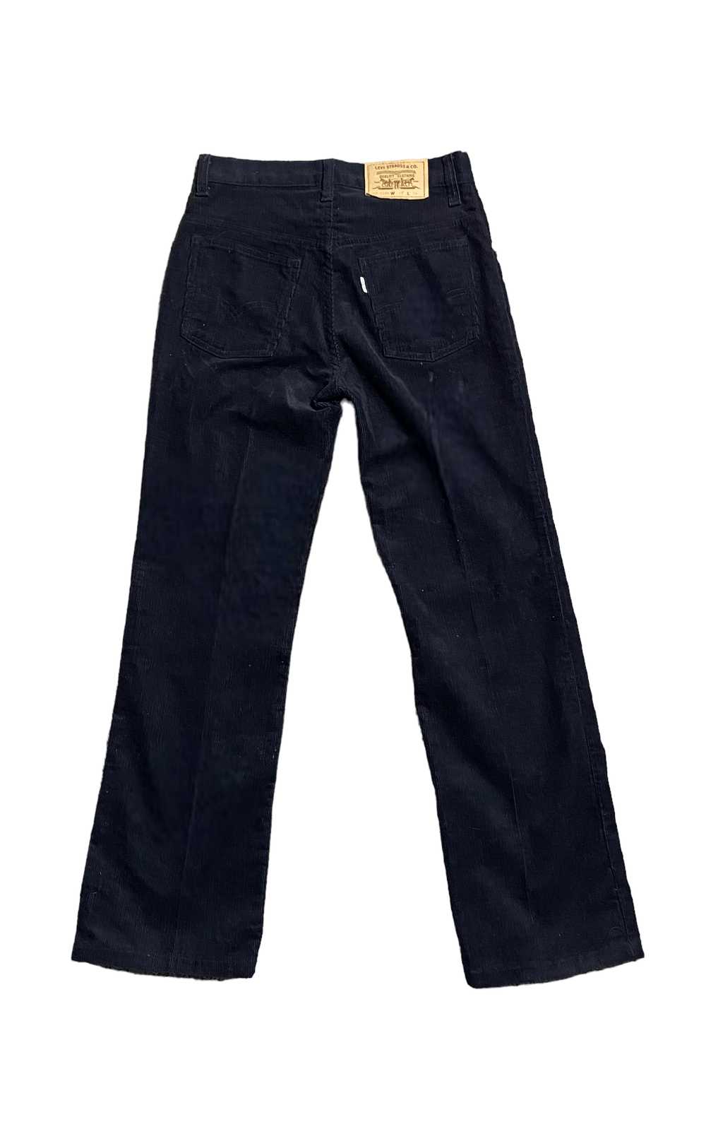 Levi's × Vintage 1984 Levi's 527 corduroy black p… - image 2