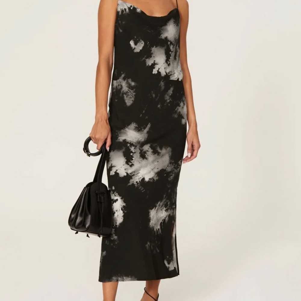 Samsoe Applesi Tie Dye Dress XL Black - image 3