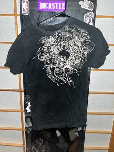 Affliction × Hurley Hurley affliction style tee he