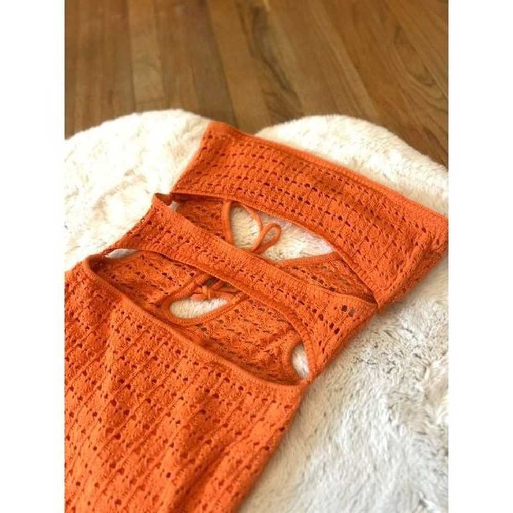 Outcast Clothing Mako Cutout Crochet Maxi Dress s… - image 10