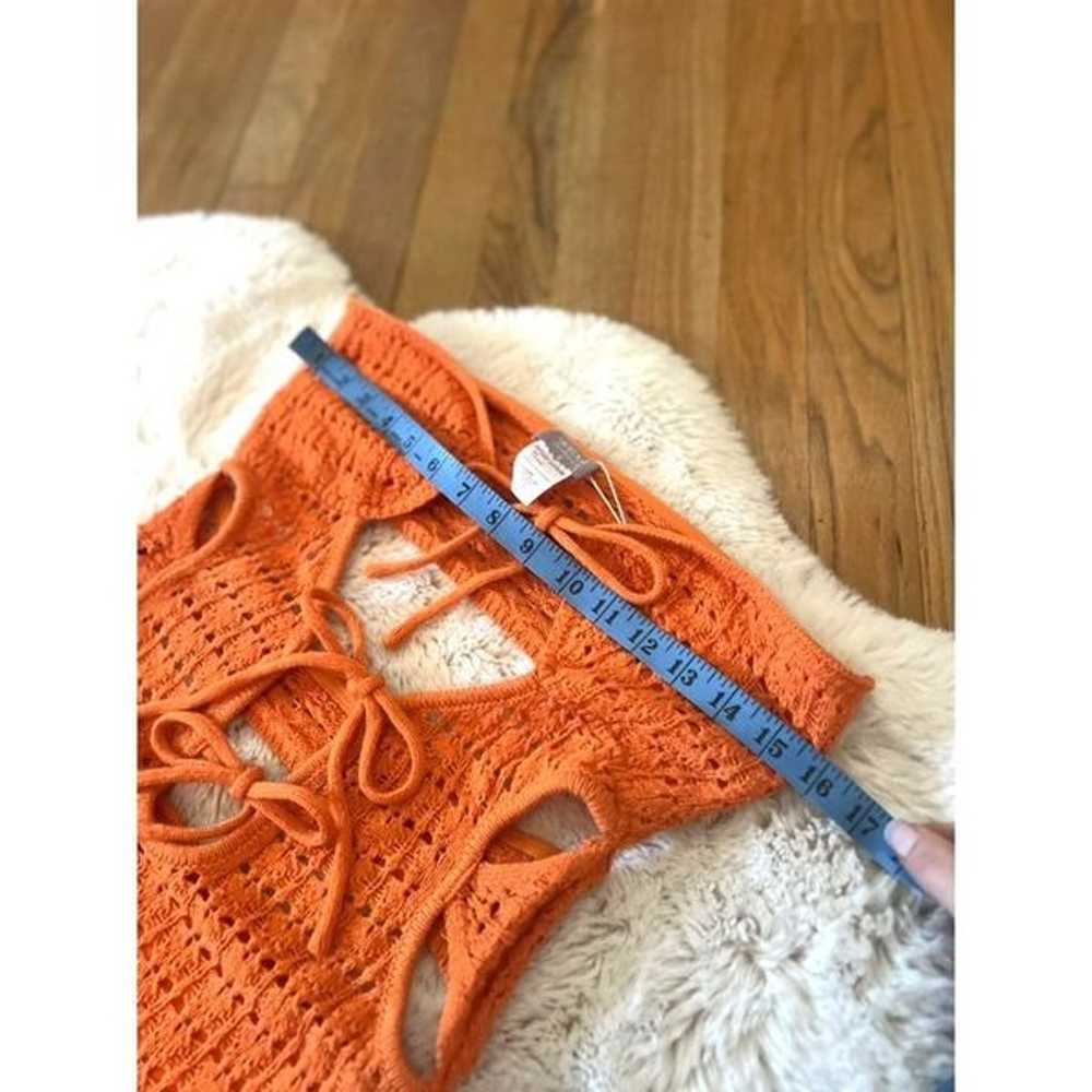 Outcast Clothing Mako Cutout Crochet Maxi Dress s… - image 11