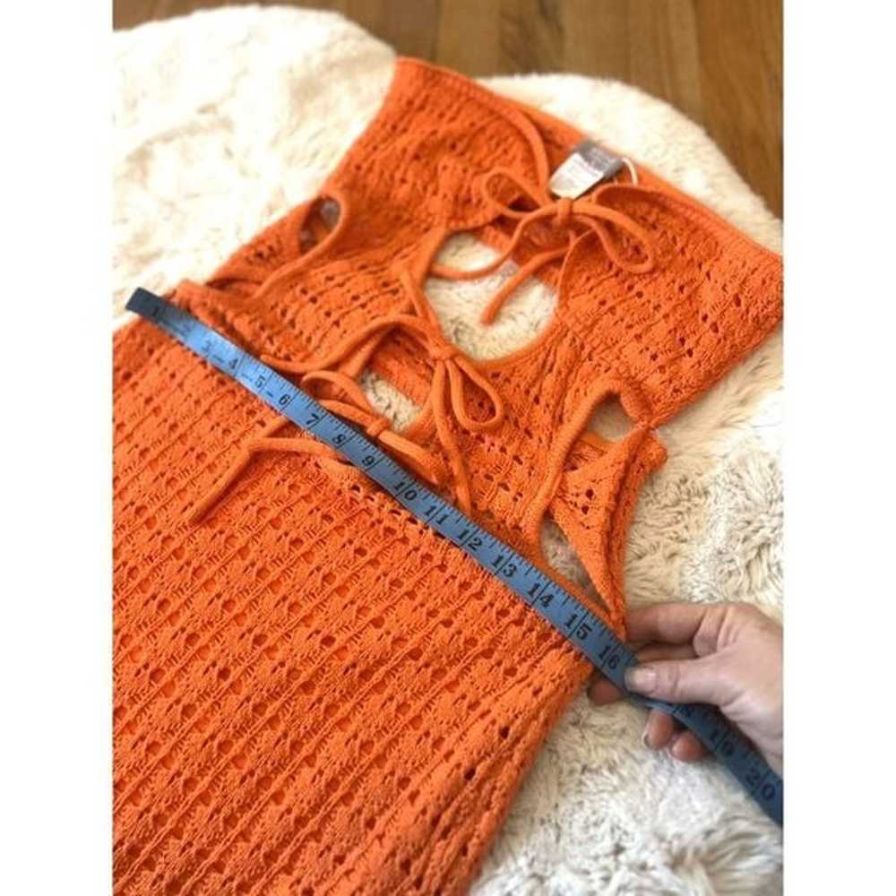 Outcast Clothing Mako Cutout Crochet Maxi Dress s… - image 12