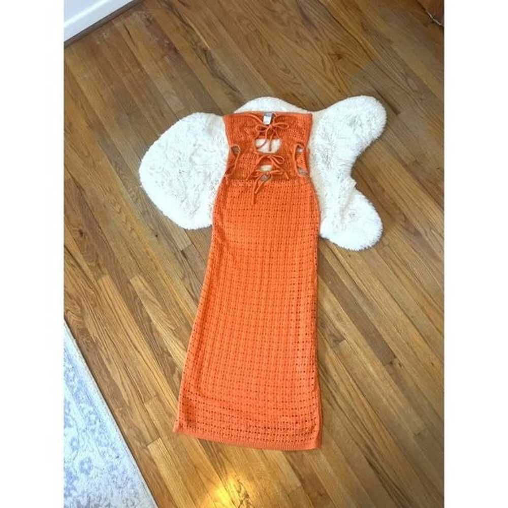 Outcast Clothing Mako Cutout Crochet Maxi Dress s… - image 5