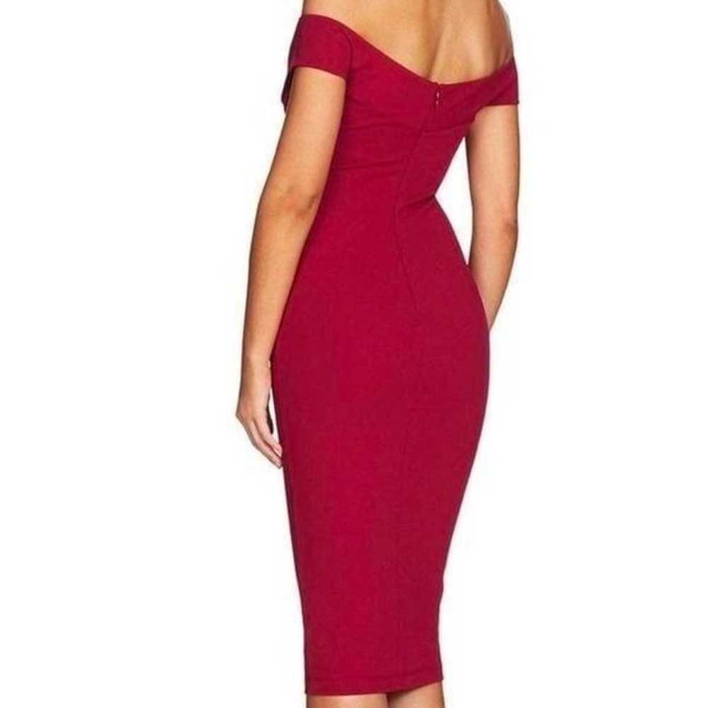 Revolve Nookie Off The Shoulder Ruby Dress(Size X… - image 2