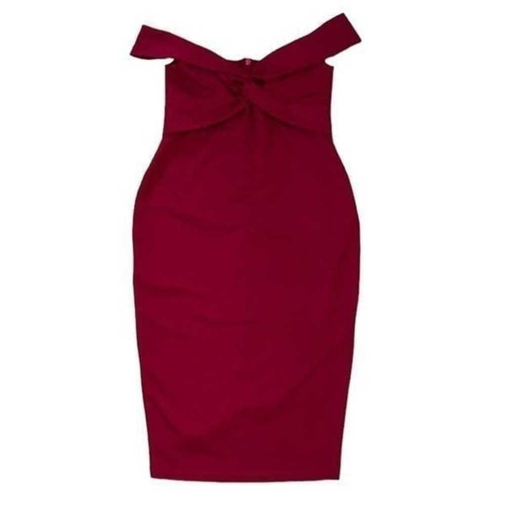 Revolve Nookie Off The Shoulder Ruby Dress(Size X… - image 3