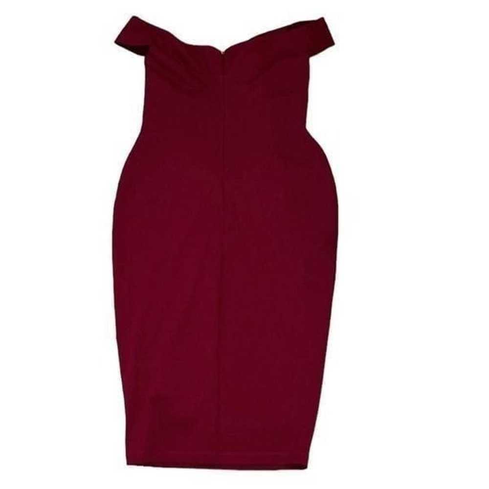 Revolve Nookie Off The Shoulder Ruby Dress(Size X… - image 4