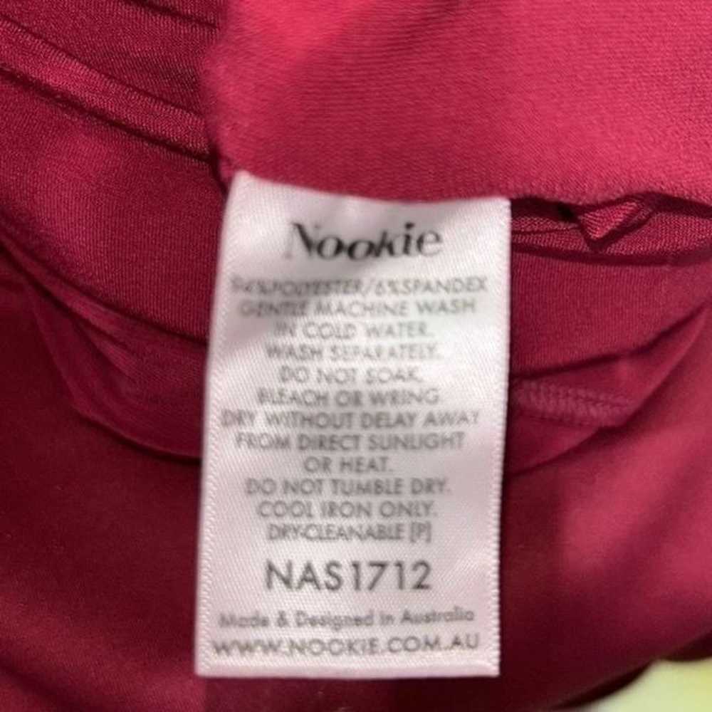 Revolve Nookie Off The Shoulder Ruby Dress(Size X… - image 7