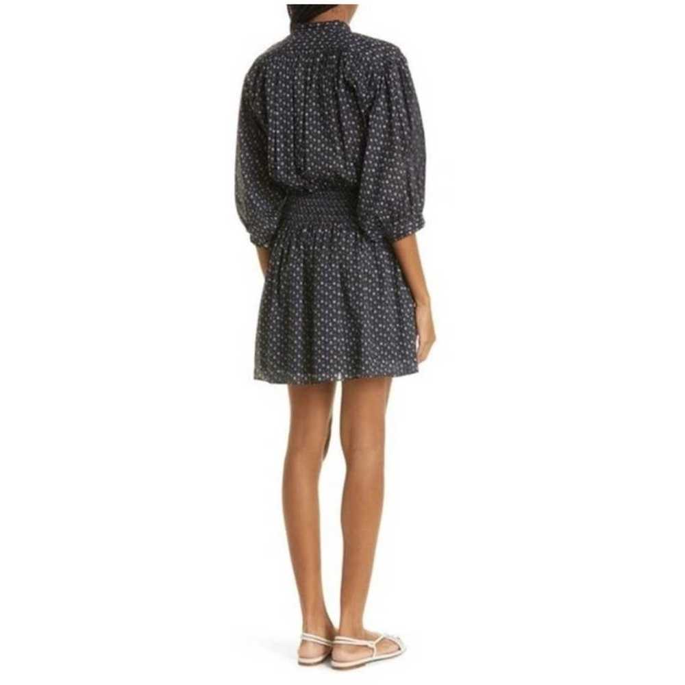 Rebecca Taylor Long Sleeve Smocked Waist Half But… - image 2