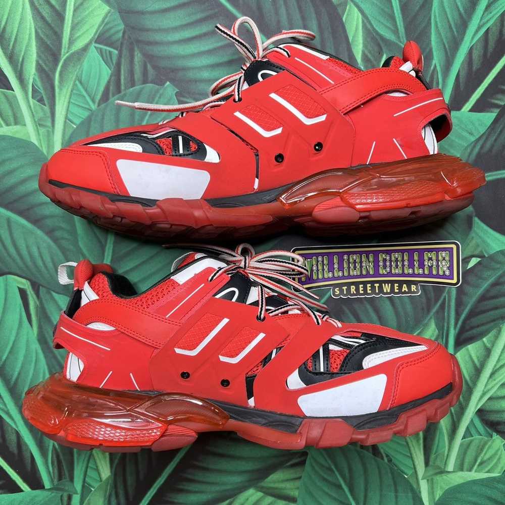Balenciaga Track sneaker ‘clear sole red’ Sz- 14M… - image 2