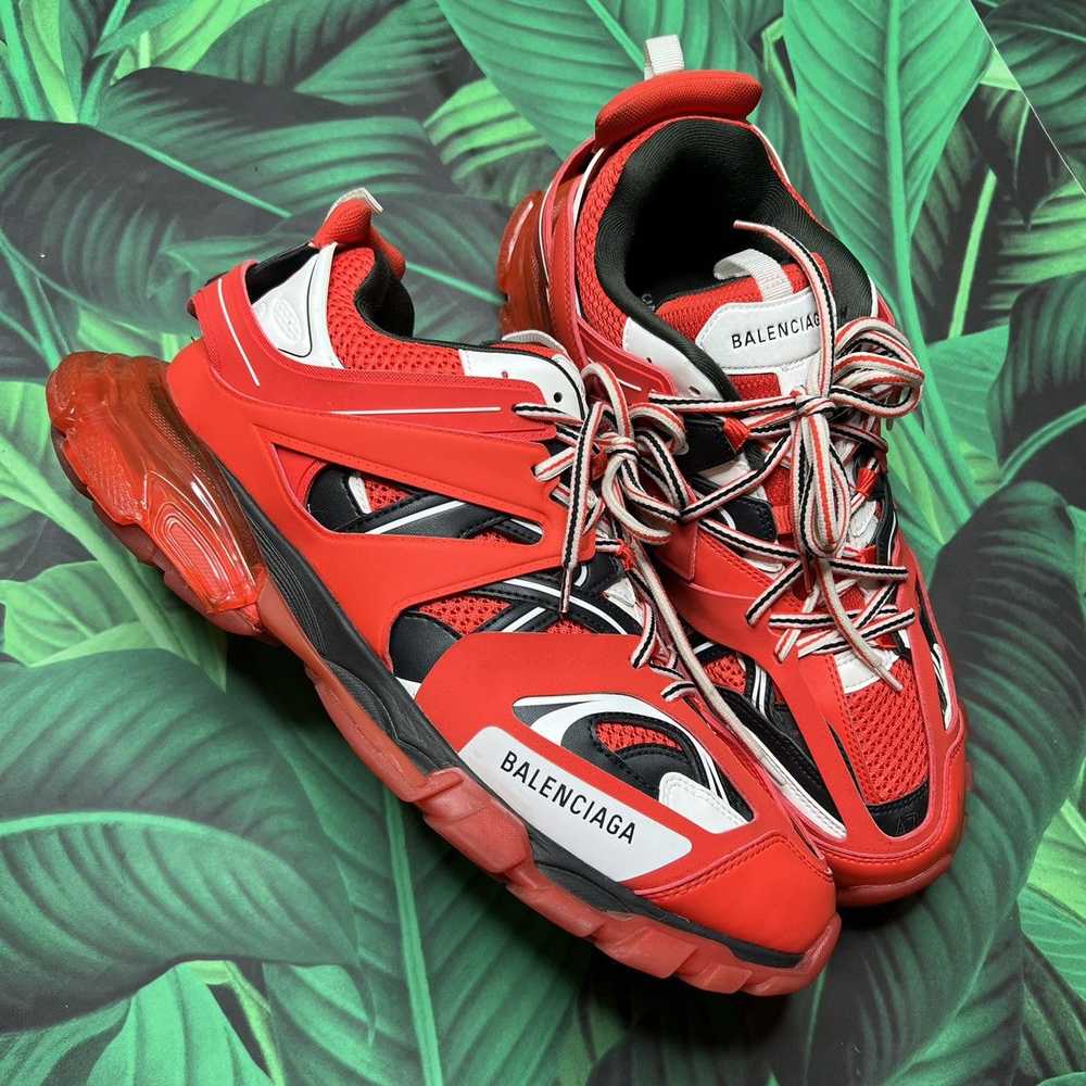 Balenciaga Track sneaker ‘clear sole red’ Sz- 14M… - image 4