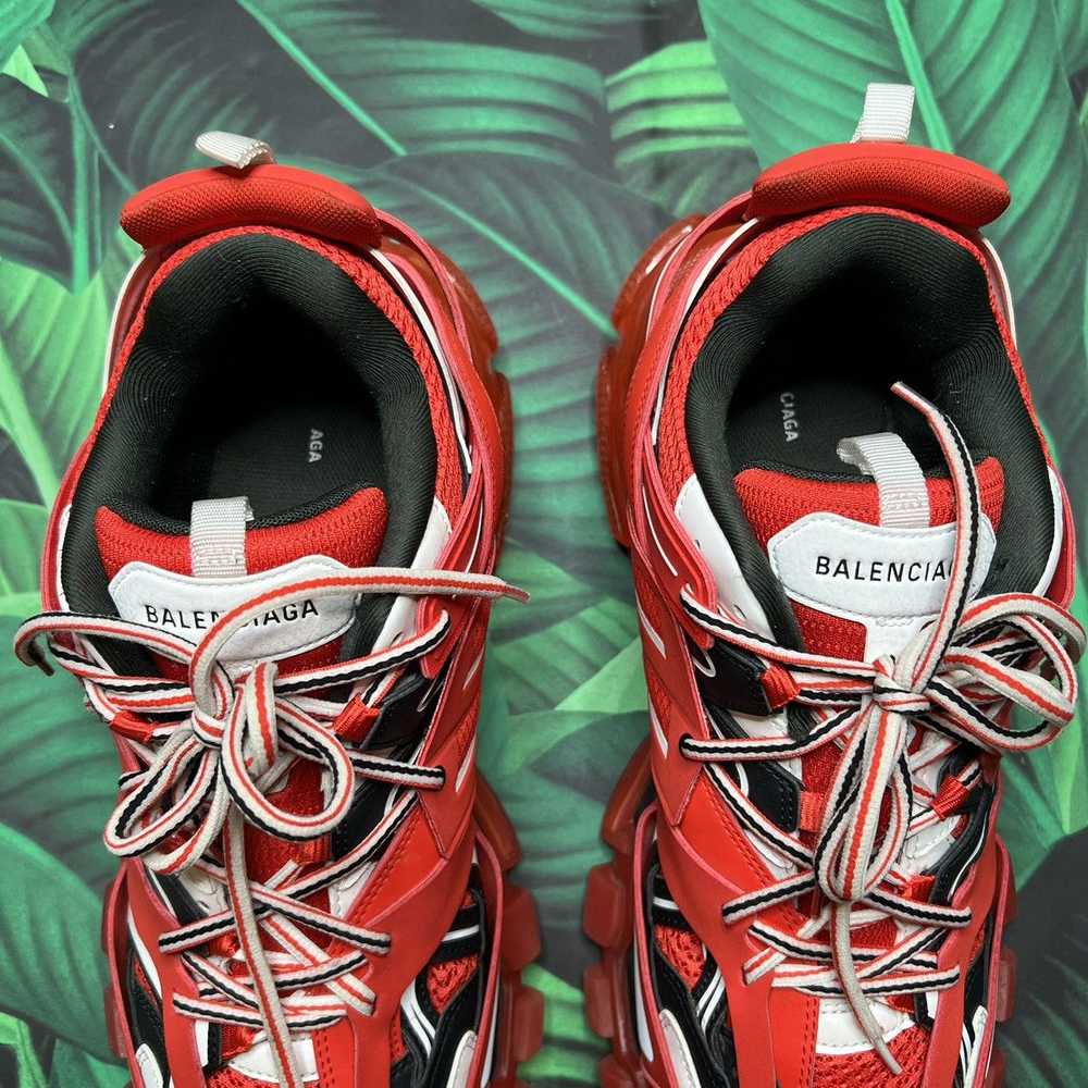 Balenciaga Track sneaker ‘clear sole red’ Sz- 14M… - image 7