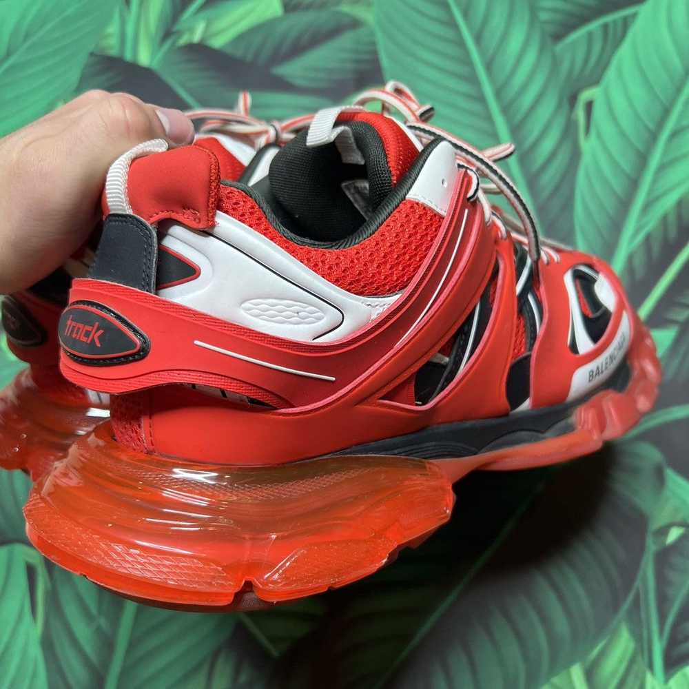 Balenciaga Track sneaker ‘clear sole red’ Sz- 14M… - image 9