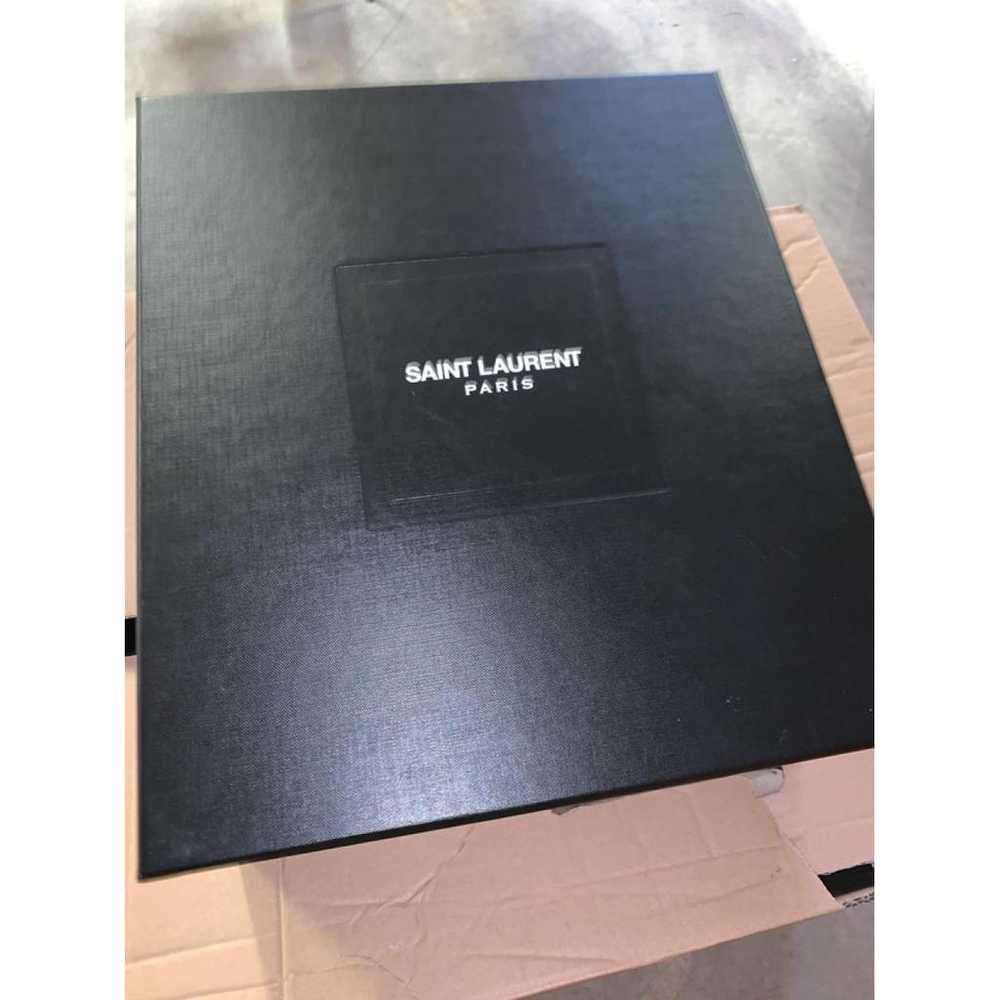 Saint Laurent Sl/100H leather high trainers - image 10