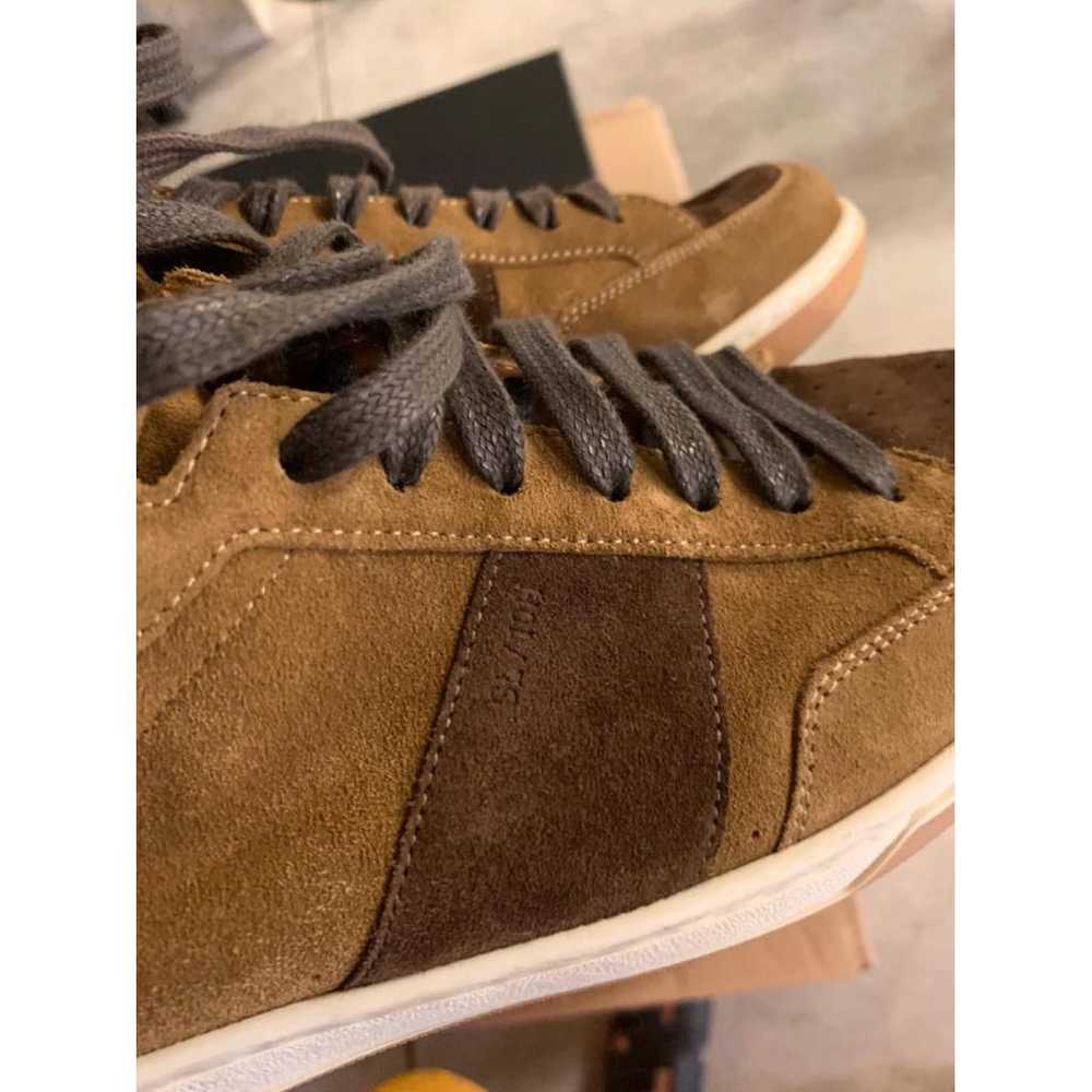 Saint Laurent Sl/100H leather high trainers - image 3