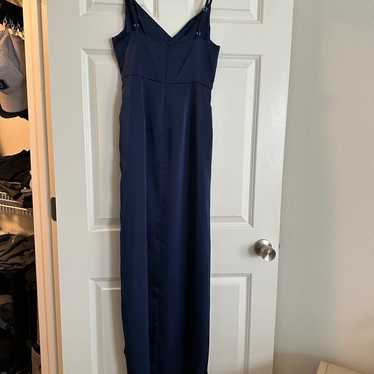 NBD navy maxi dress