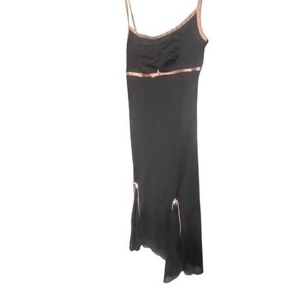 Vintage y2k Miss Me black and pink midi dress siz… - image 5