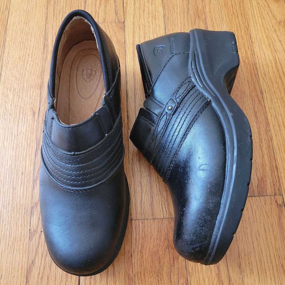 Ariat Ariat Clogs 8C Black Leather Comfort Slip O… - image 1