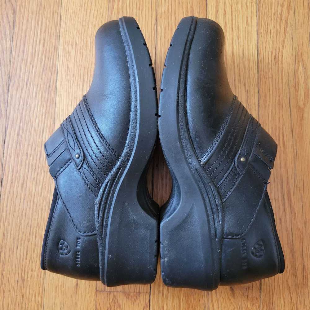Ariat Ariat Clogs 8C Black Leather Comfort Slip O… - image 7