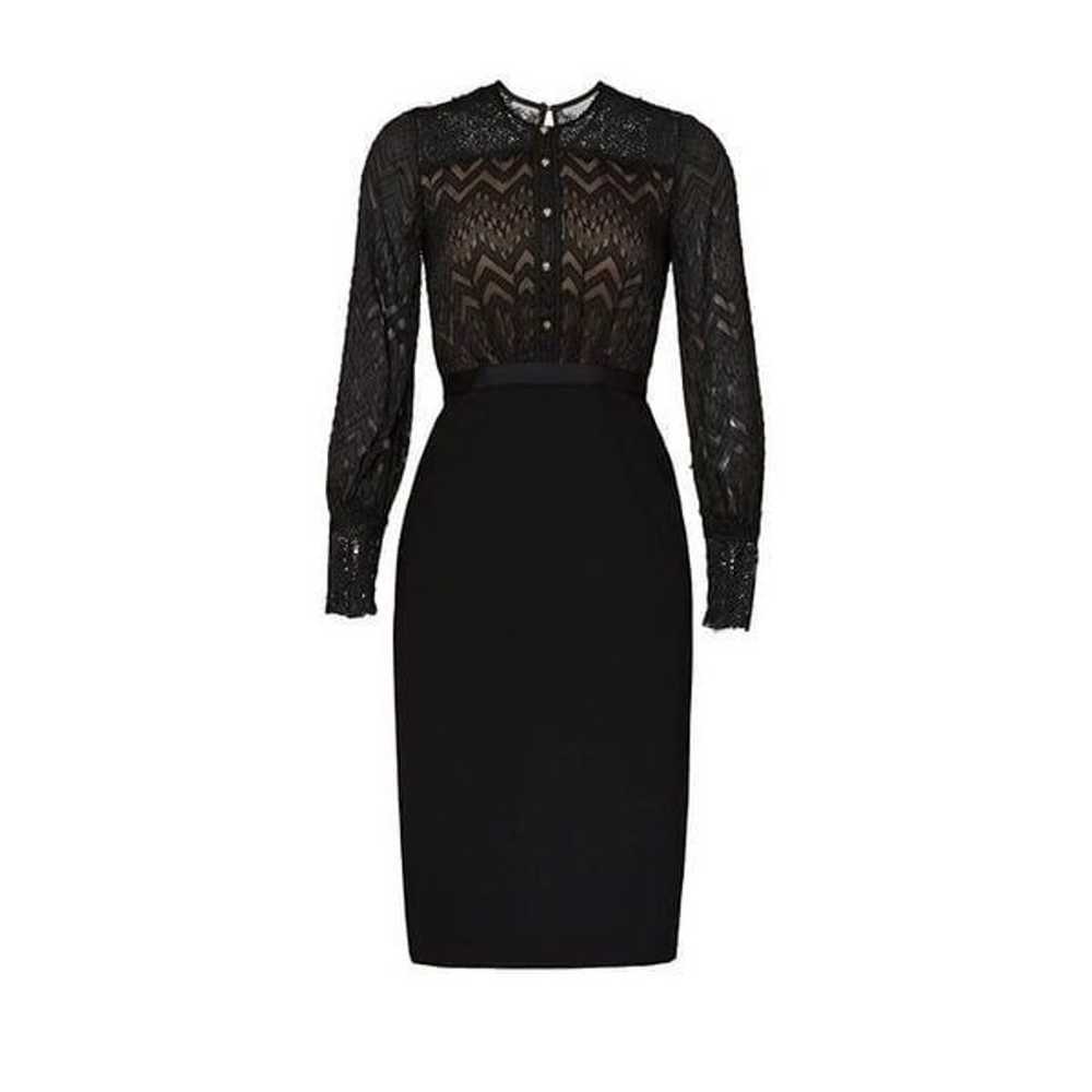 CATHERINE DEANE Button Front Noelle Dress in Blac… - image 9