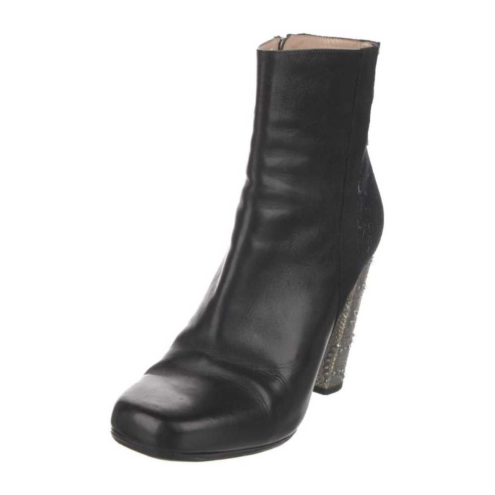 Dries Van Noten Leather riding boots - image 4