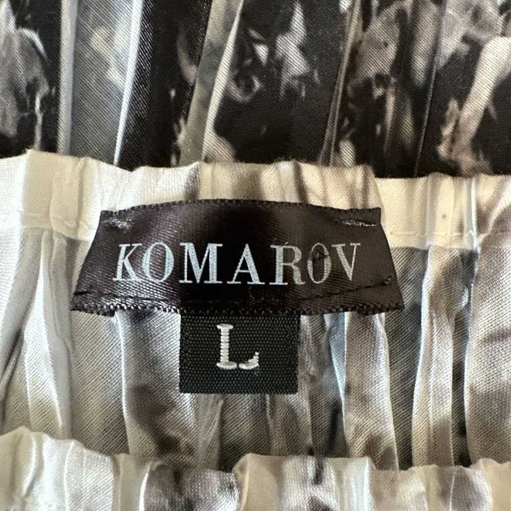 Komarov Womens Crinkle Charmeuse Midi Dress Size … - image 6