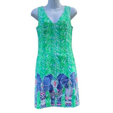 Lilly Pulitzer Tandie Toucan Green Costa Verde En… - image 1