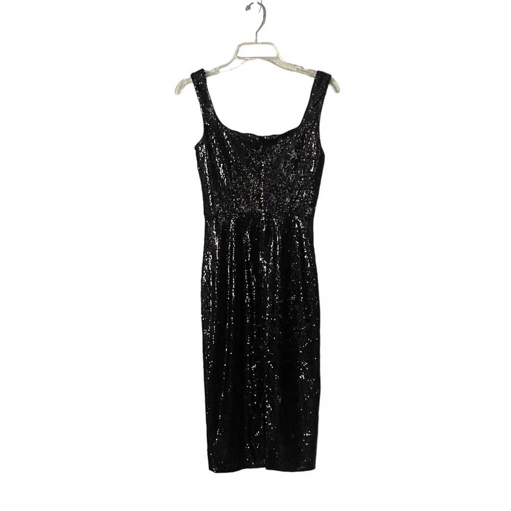 Dress The Population Sloane Sequin Black Midi She… - image 5