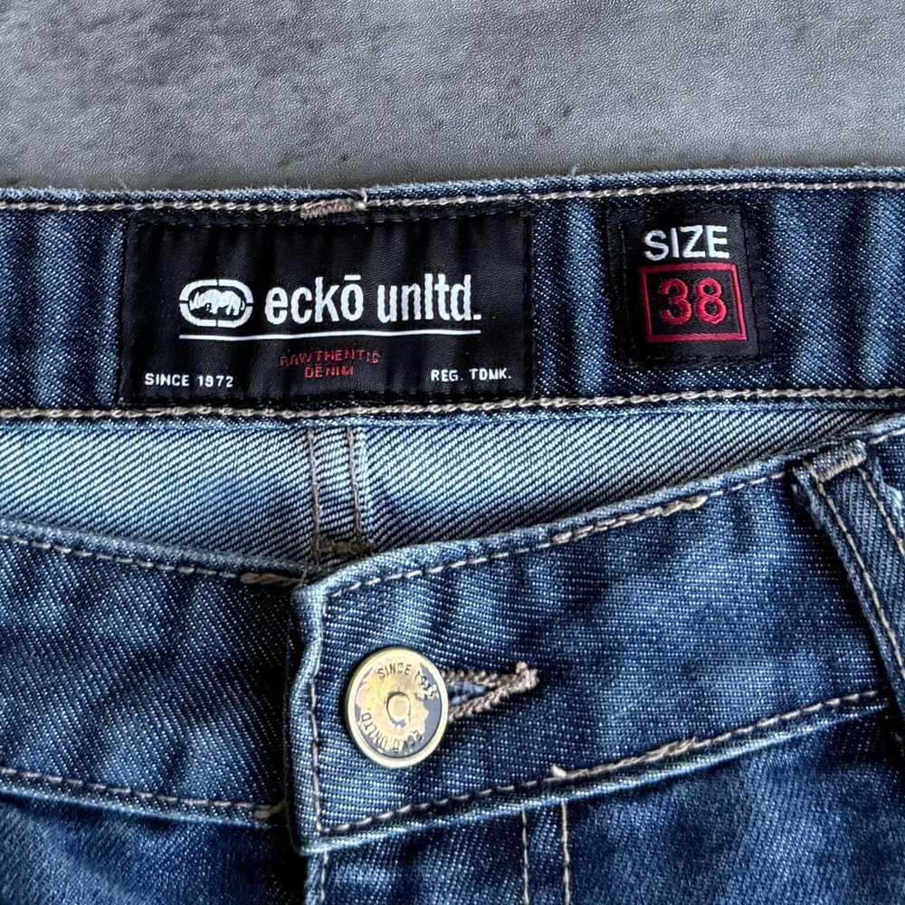 Ecko Unltd. × Jnco × Vintage Y2K Ecko Baggy Wide … - image 4