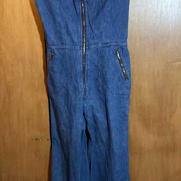 Vintage Male Denim Jumpsuit - image 1