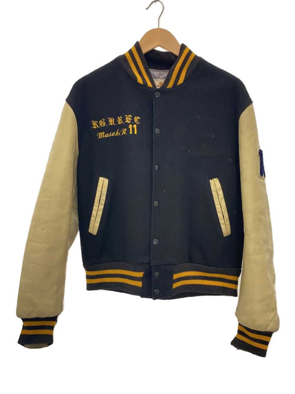 Men's Golden Bear Stadium Jacket/M/Wool/Blk - image 1