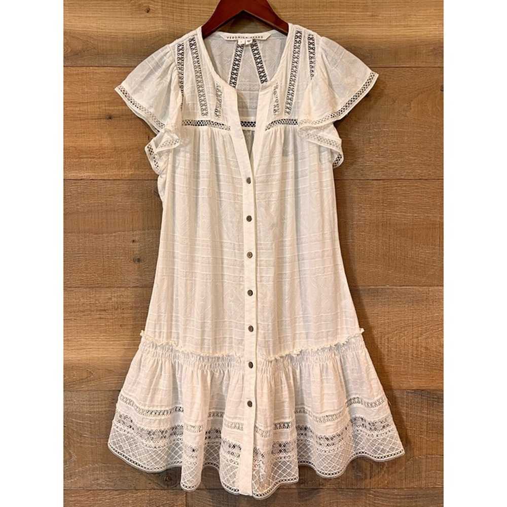 Veronica Beard Mirtea white summer Dress Size S - image 5