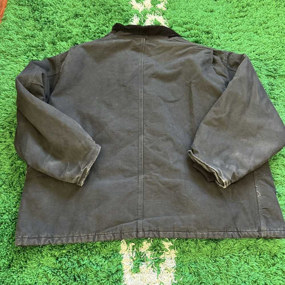 Carhartt × Vintage Vintage Carhartt Jacket 5XL Bl… - image 4
