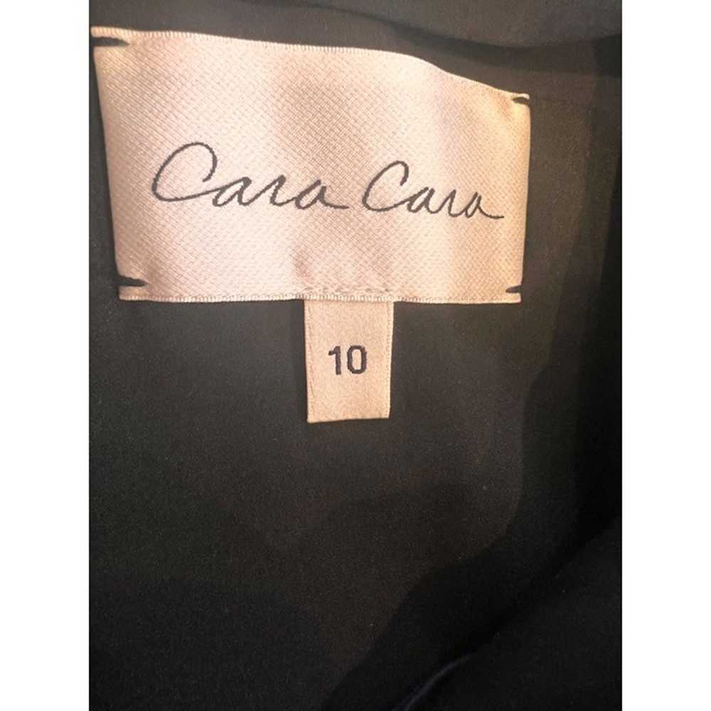 NEW CARA CARA Claribelle pleated cutout black str… - image 10