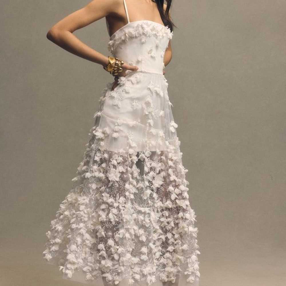 Anthropologie Helsi Audrey Floral Bridal Dress - image 1