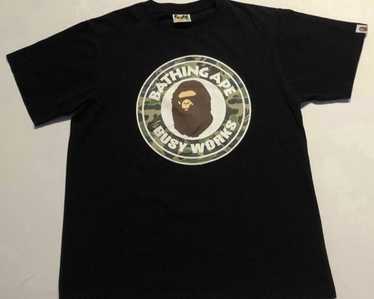 Bape Bape camo logo tee shirt - image 1