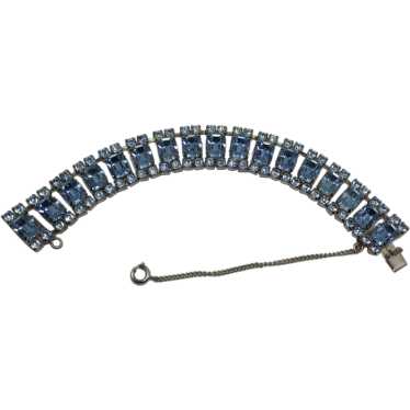 Vintage Blue Rhinestones Bracelet