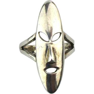 Modernist Sterling Silver FACE Ring - Your New Bes