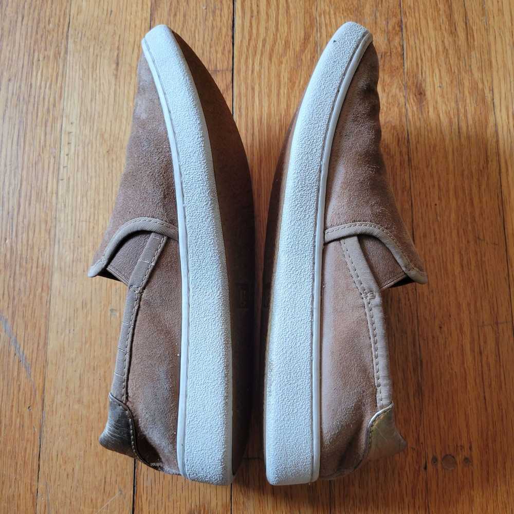 Ugg Ugg 6 Leather Brown Gold Loafers CAS Slip On … - image 5