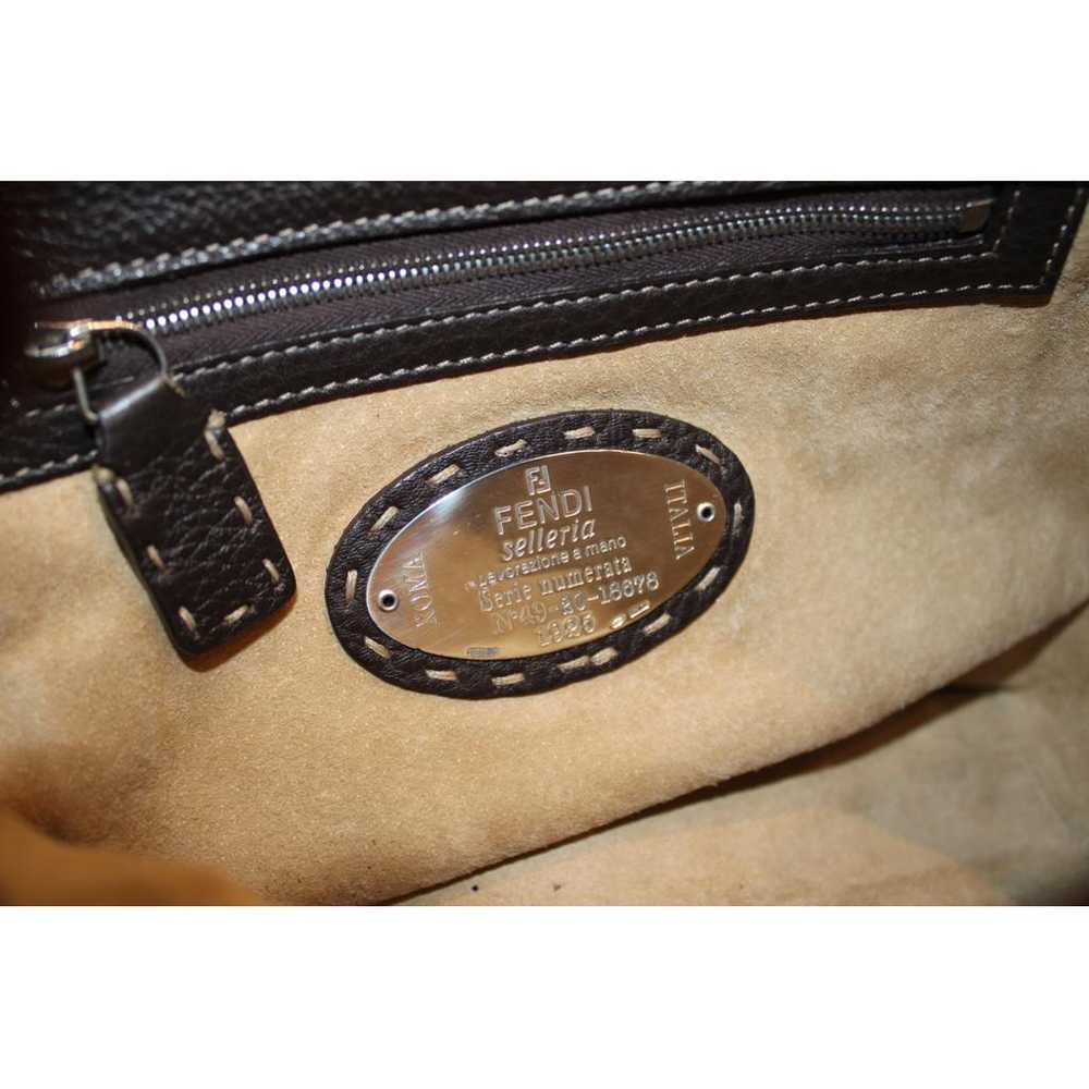 Fendi Carla Selleria leather handbag - image 4